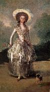 Francisco Goya Marquise of Pontejos oil painting reproduction